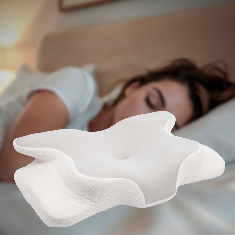 Almohada cervical viscoelástica ergonómica
